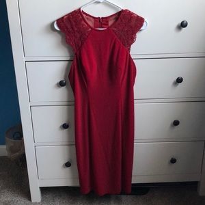 Red homecoming dress